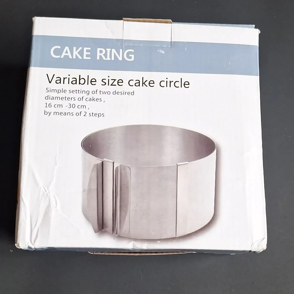 California Cade Electronic Cake Ring Adjustable Stainless Steel 6